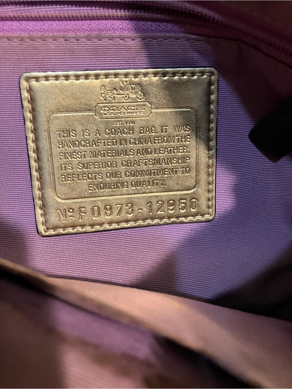 Coach 12950 Madison OP Art Brown Y2K Small Hobo Shoulder Bag Rare - Picture 5 of 9
